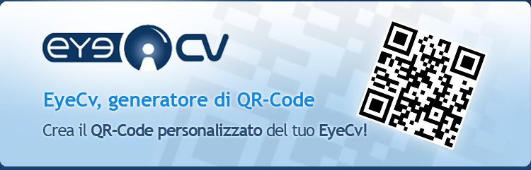 Crea il Qr Code personalizzato del tuo EyeCv on line
